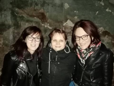 zleva Karin Novotná, Madla Pospíšilová, Veronika Fiedlerová